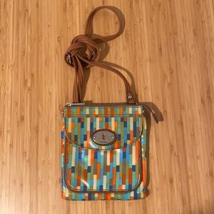 Fossil Key-Per Crossbody